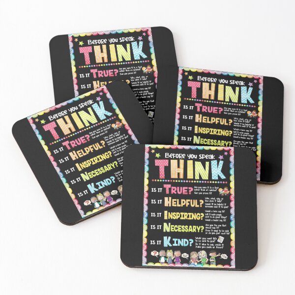 Item preview, Teacher - Classroom  - Before you speak - Think - Unity Day designed and sold by koenhfu06.