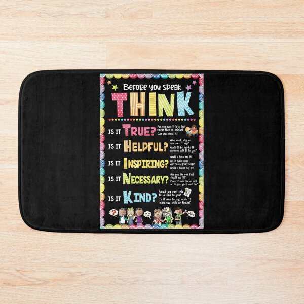 Item preview, Teacher - Classroom  - Before you speak - Think - Unity Day designed and sold by koenhfu06.