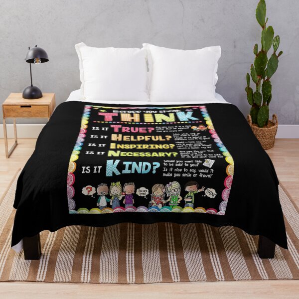 Item preview, Teacher - Classroom - Before you speak - Think - Unity Day designed and sold by koenhfu06.