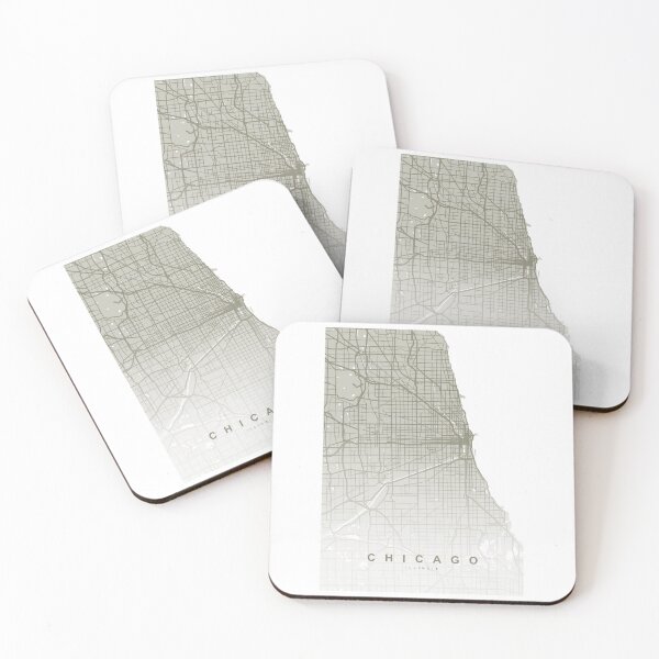 Item preview, Chicago Map Art designed and sold by artymaps.