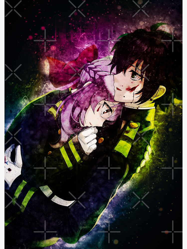 Guren Ichinose Seraph of the end Anime Girl Gift Sticker for Sale by  Spacefoxart