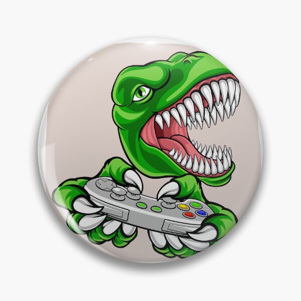Item preview, Dinosaur Gamer designed and sold by ImeshArtworks.