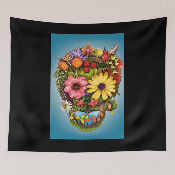 Item preview, Skull Flower art designed and sold by reenea84.