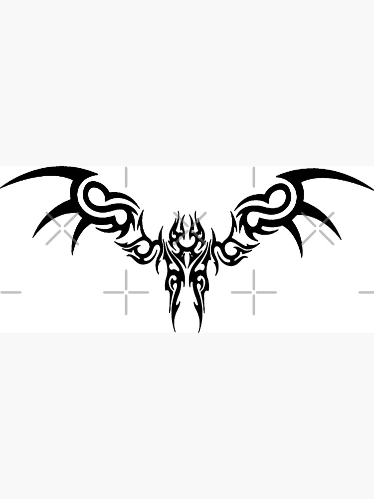 Tattoo Tribal Wings Pattern Design Art Stock Vector (Royalty Free)  280385624 | Shutterstock