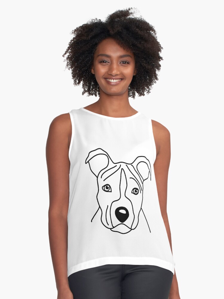 Artikel-Vorschau von Ärmelloses Top, designt und verkauft von dog-shirt.