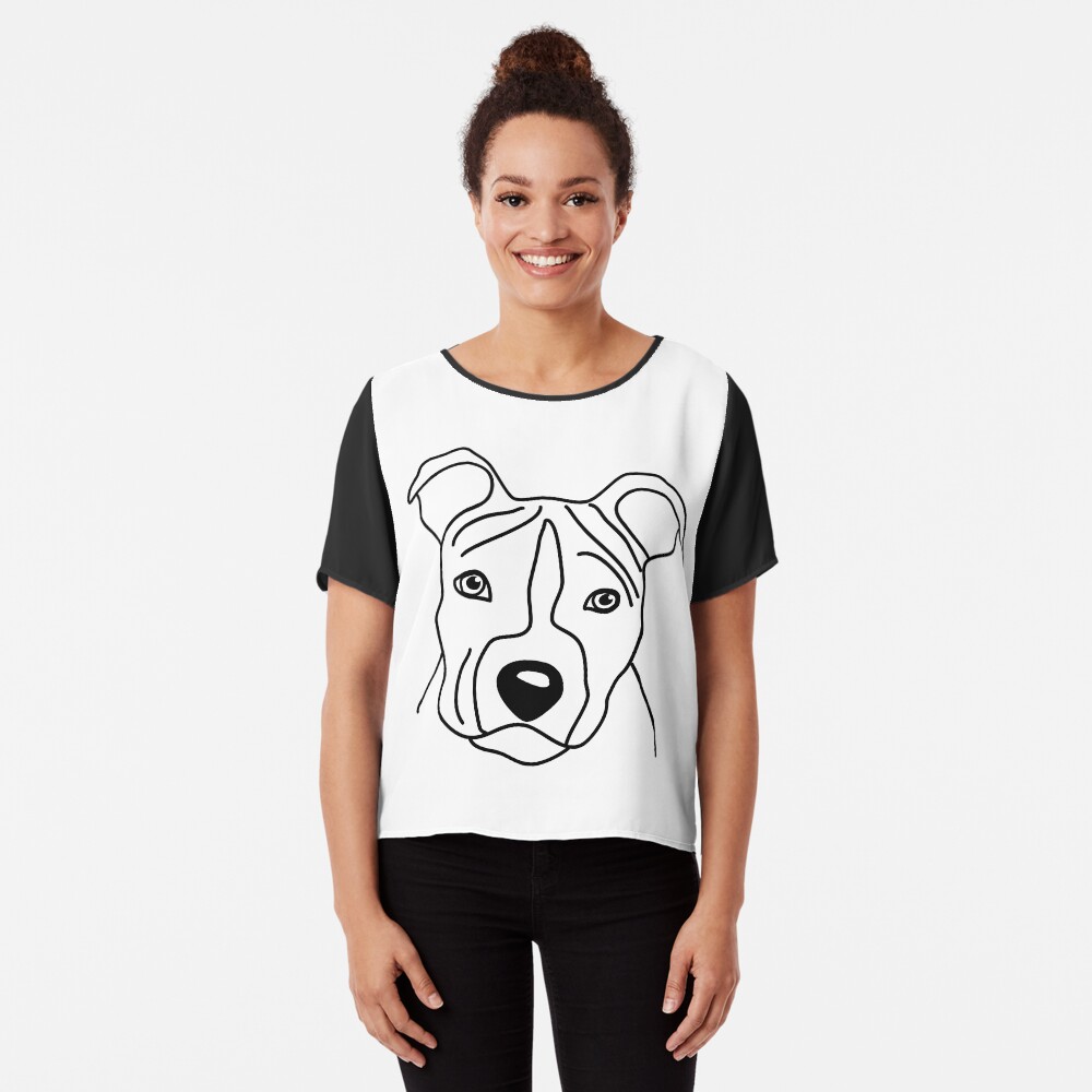 Artikel-Vorschau von Chiffon Top, designt und verkauft von dog-shirt.