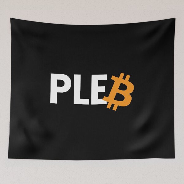 Item preview, bitcoin pleb designed and sold by TheBitcoinStore.