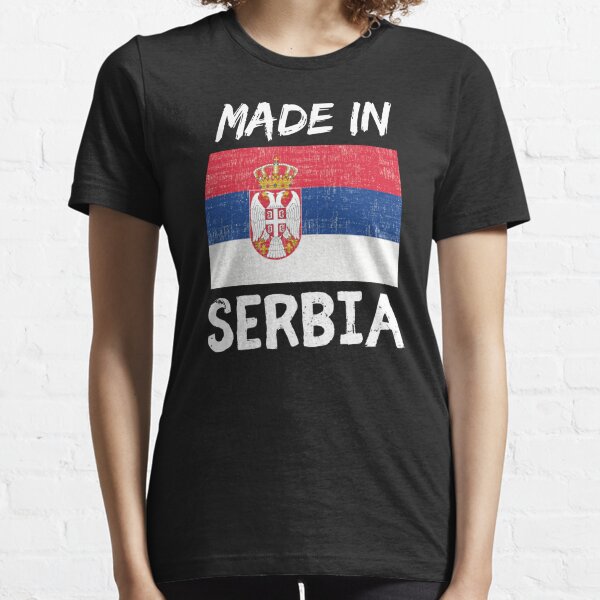 Made in Serbia for Proud Patriots and Men Women with National