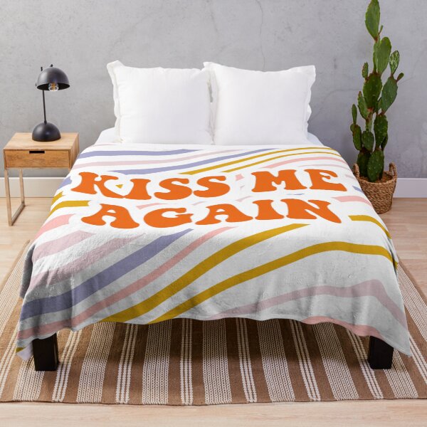 Item preview, Kiss me again lettering. Vintage art-prints. Quote design. designed and sold by CoCoArt-Ua.
