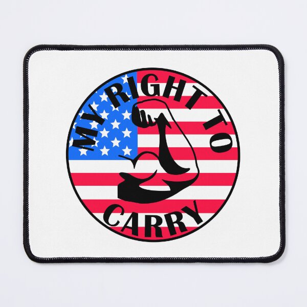 Item preview, My right to carry American bicep arm funny gym designed and sold by designsbyted.