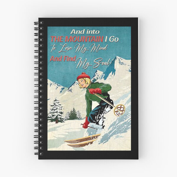Item preview, Skiing And into the mountain i go to lose my mind and find my soul designed and sold by sellexxf69.