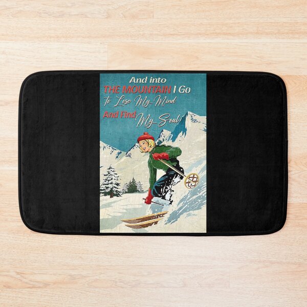 Item preview, Skiing And into the mountain i go to lose my mind and find my soul designed and sold by sellexxf69.