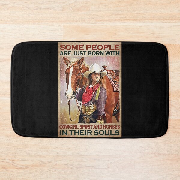 Item preview, Some People Are Just Born With Cowgirl Spirit And Horses In Their Soul Cowgirl And Horse Vintage  designed and sold by toniobnd51.