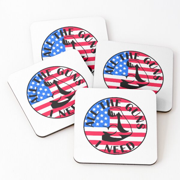 Item preview, All the guns I need american bicep arm funny gym designed and sold by designsbyted.
