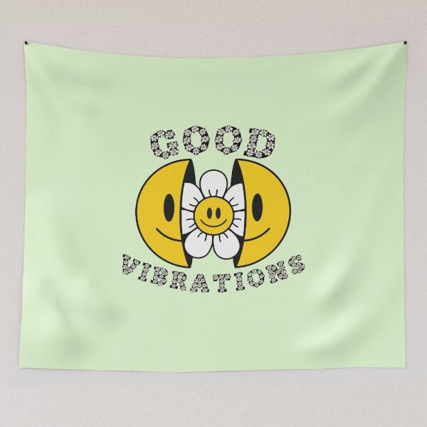 Item preview, GOOD VIBRATIONS Smiling Daisy designed and sold by everything4eva.