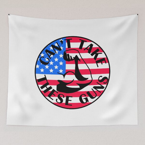 Item preview, Can't take these guns American bicep arm funny gym designed and sold by designsbyted.