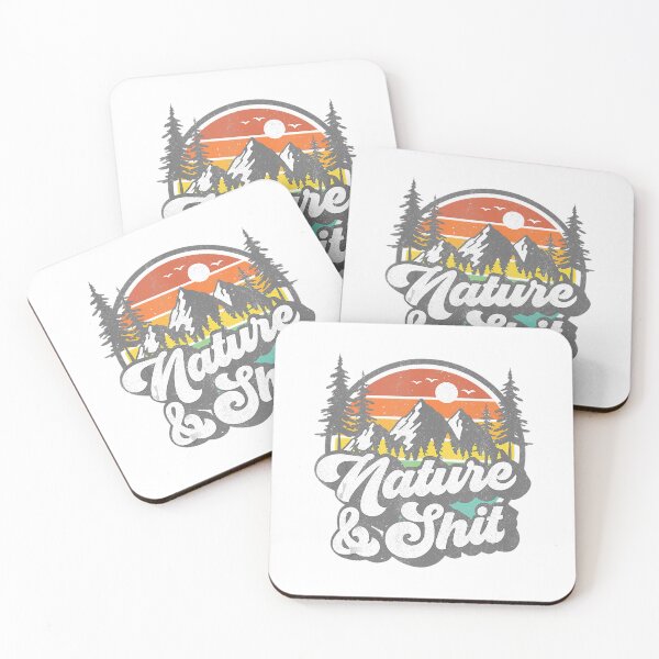 Item preview, Nature And Shit Funny Hiking Camping Hiker Camper RV Gift designed and sold by BennetJaco.
