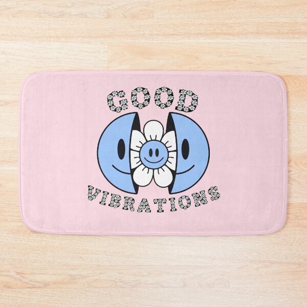 Item preview, GOOD VIBRATIONS Smiling Daisy Blue designed and sold by everything4eva.