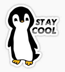 Stay Cool Penguin Sticker