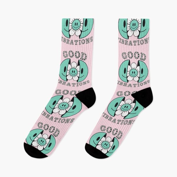 Item preview, GOOD VIBRATIONS Smiling Daisy Teal designed and sold by everything4eva.