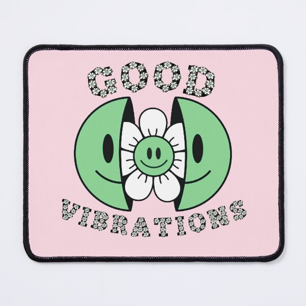 Item preview, GOOD VIBRATIONS Smiling Daisy Green designed and sold by everything4eva.