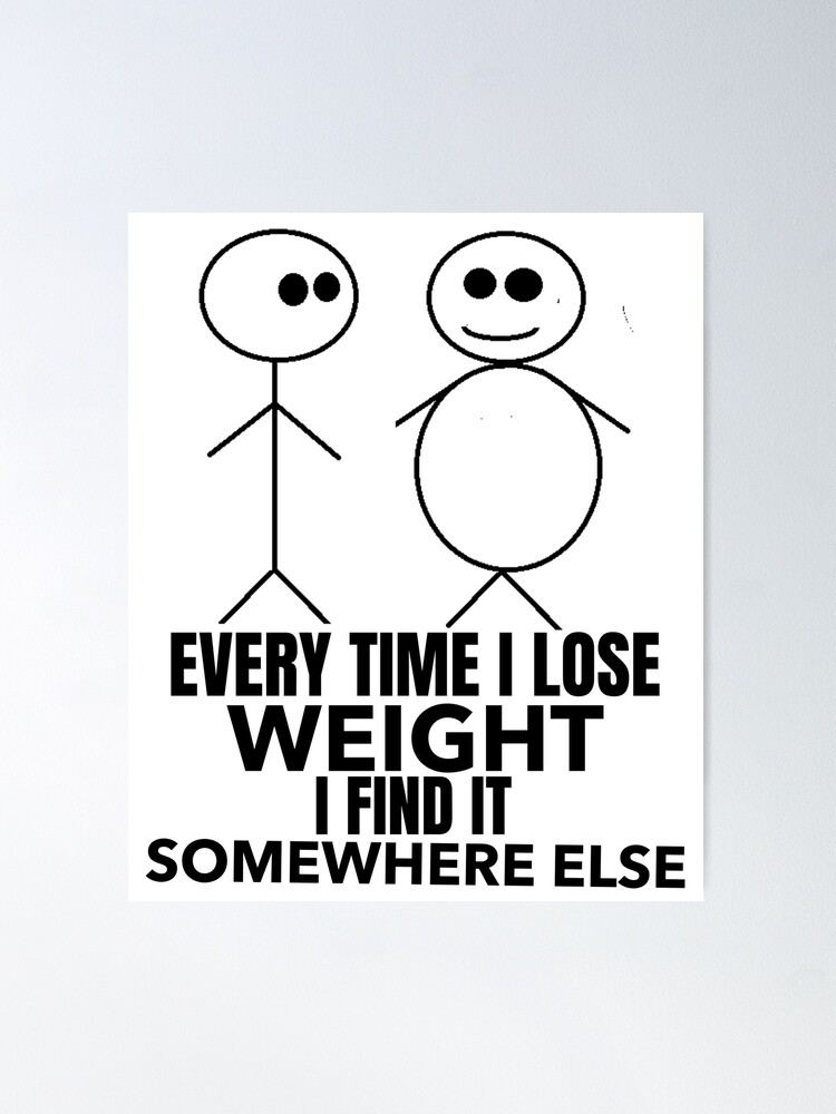 Weight Loss Tracker Poster Poster for Sale by sXePants