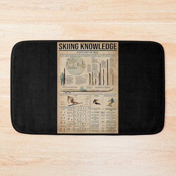 Item preview, Skiing Knowledge art designed and sold by sellexxf69.