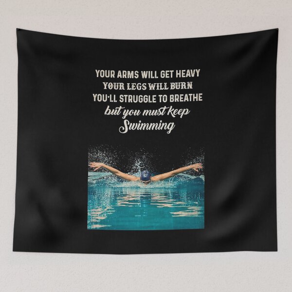 Item preview, Swimmers You Must Keep Swimming  designed and sold by Alexanderhishop.