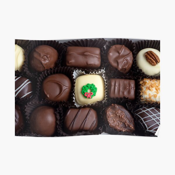 Christmas Chocolates Poster