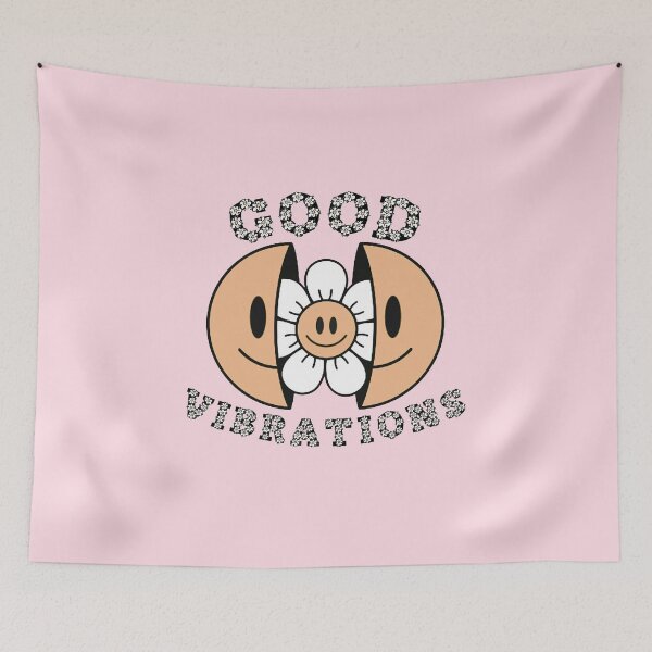 Item preview, GOOD VIBRATIONS Smiling Daisy Orange designed and sold by everything4eva.
