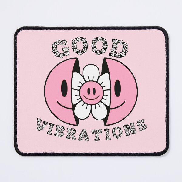 Item preview, GOOD VIBRATIONS Smiling Daisy Pink designed and sold by everything4eva.