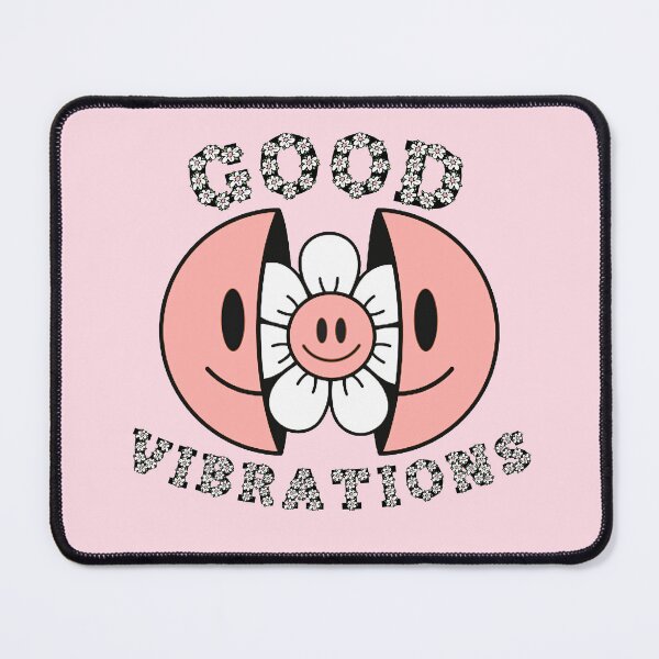 Item preview, GOOD VIBRATIONS Smiling Daisy Pink designed and sold by everything4eva.