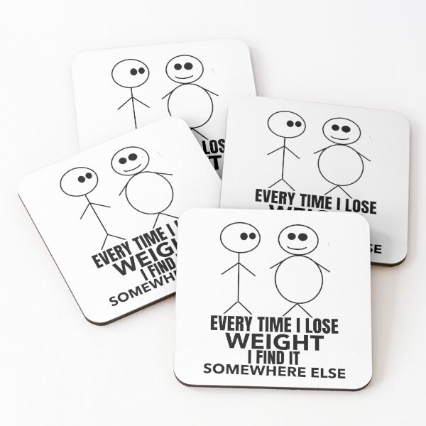 Item preview, Every time I Lose Weight, I find it somewhere else: designed and sold by crazydotdesigns.