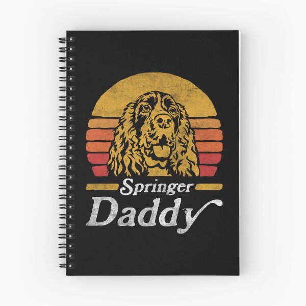Item preview, Retro Vintage English Springer Spaniel Daddy designed and sold by More Cute Dogs.