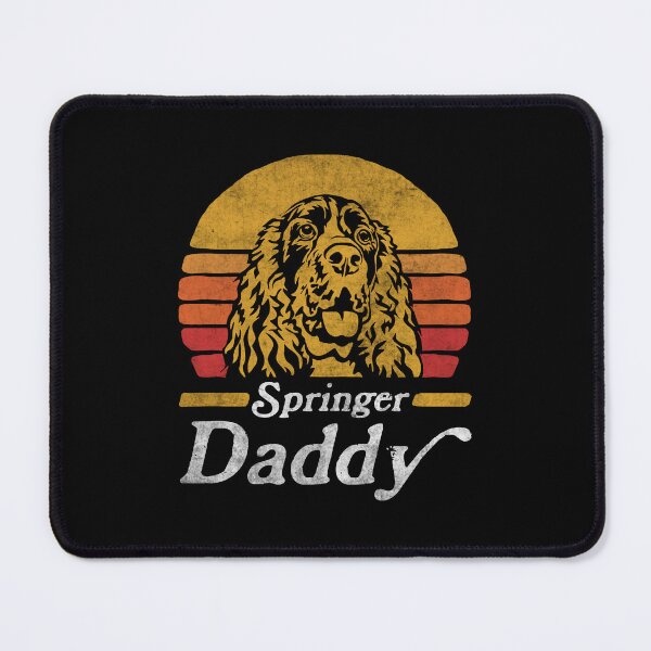 Item preview, Retro Vintage English Springer Spaniel Daddy designed and sold by More Cute Dogs.
