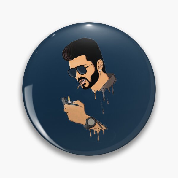 Item preview, actor vijay stylist with cigarette Premium  designed and sold by FRGMNTSatelier.