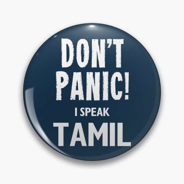 Item preview, Don_t Panic! I Speak Tamil   designed and sold by FRGMNTSatelier.