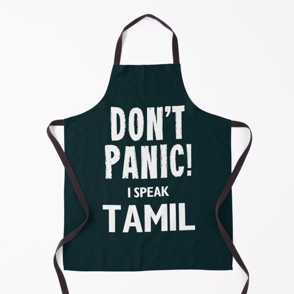 Item preview, Don_t Panic! I Speak Tamil designed and sold by FRGMNTSatelier.
