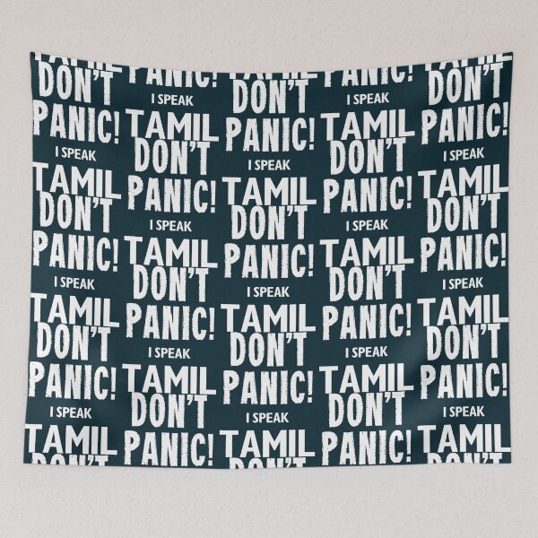 Item preview, Don_t Panic! I Speak Tamil   designed and sold by FRGMNTSatelier.
