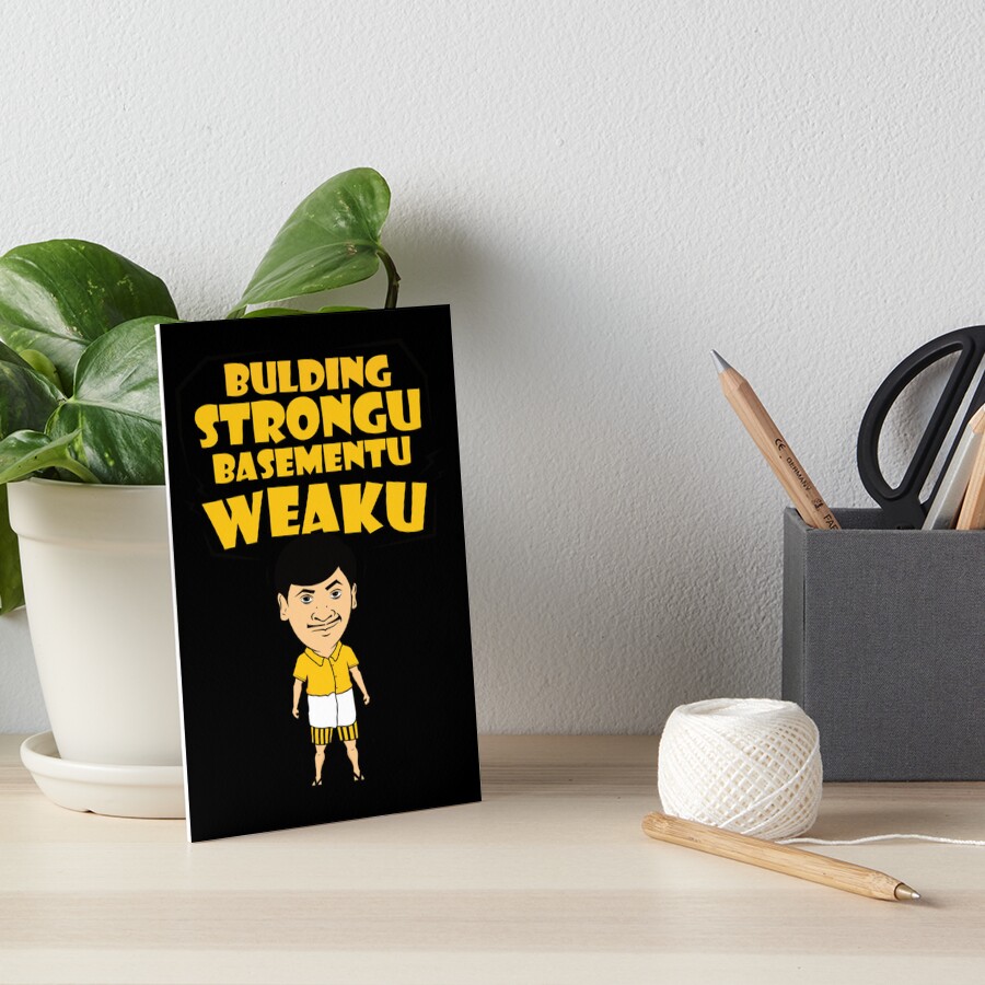 "Building Strong Basement Weak Vadivelu Tamil Comdy " Art Board Print ...