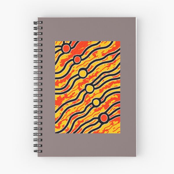 Item preview, Bush CamisetaAboriginal Art - Bush Fire designed and sold by OkazaSaitama.