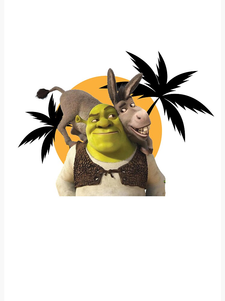 Shrek meme | Art Board Print