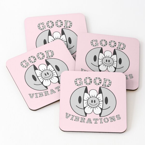Item preview, GOOD VIBRATIONS Smiling Daisy Grey designed and sold by everything4eva.