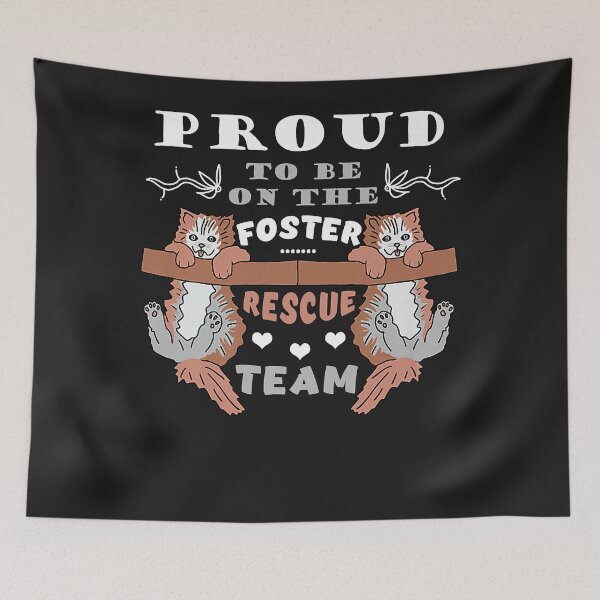 Item preview, Proud To Be On The Foster Rescue Team Funny Cats Adoption Premium designed and sold by MIKESCHLOEMANN.