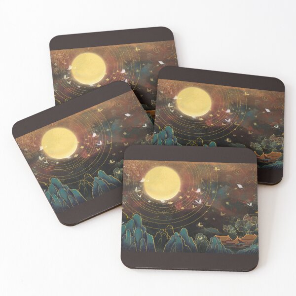 Item preview, Chinese  art, Chinese Beautiful Moon Art, Chinese Night view Digital Art. designed and sold by MsLuciaStore.