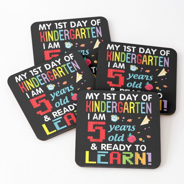 Item preview, My 1st Day Of Kindergarten I Am 5 Years Old amp; Ready To Learn T-Shirt designed and sold by AdelAbelard.