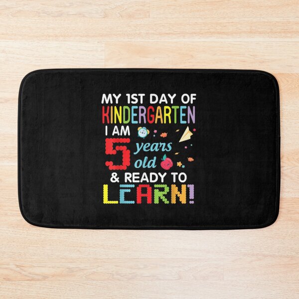 Item preview, My 1st Day Of Kindergarten I Am 5 Years Old amp; Ready To Learn T-Shirt designed and sold by AdelAbelard.