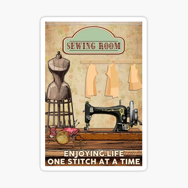 Item preview, Sewing Room enjoying life one stitch at a time designed and sold by CampenKlein.
