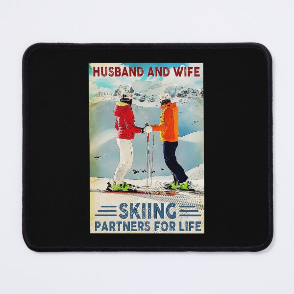 Item preview, Husband and wife Skiing Partners For Life  designed and sold by sellexxf69.