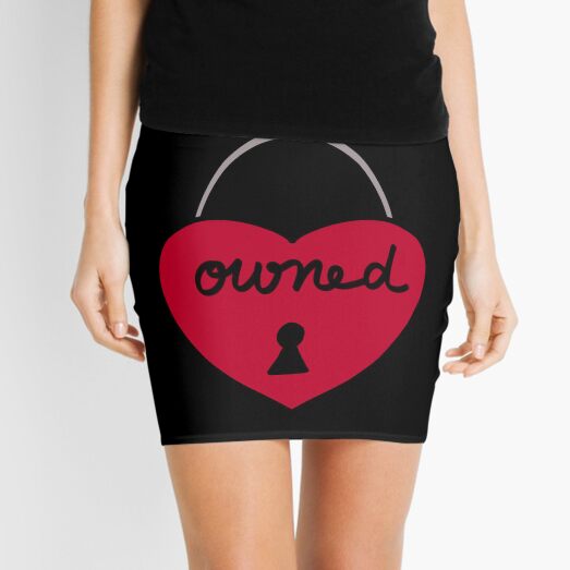 Elegant heart-printed pencil skirt with a silk blouse